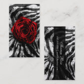 Dirty Roos - Zebra 01 Visitekaartje (Voorkant / Achterkant)