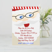 Dirty Santa Gift Exchange-kerstuitnodiging Kaart (Staand voorkant)