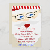 Dirty Santa Gift Exchange-kerstuitnodiging Kaart (Voorkant / Achterkant)