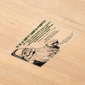  Dirty Santa Gift Exchange Party Acryl Uitnodigingen (Laagn)