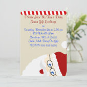 Dirty Santa Kerstuitnodiging Kaart (Staand voorkant)