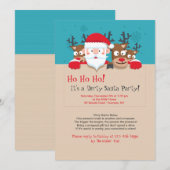 Dirty Santa Party Uitnodiging (Voorkant / Achterkant)