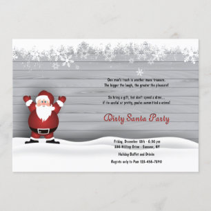 Dirty Santa Secret Santa Kaart