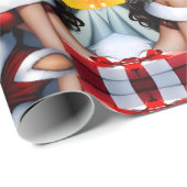 Dirty Santa's Feestelijke Nacht met Kerstfeest Cadeaupapier (Rol Hoek)