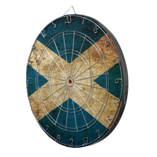 Dirty Scottish Flag Dartbord (Voorkant Rechts)