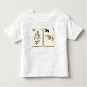 Dirty Sign Language Flash-kaarten Kinder Shirts (Voorkant)
