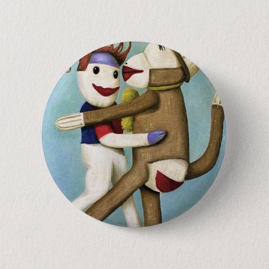 Dirty Socks danst de Tango Ronde Button 5,7 Cm (Voorkant)