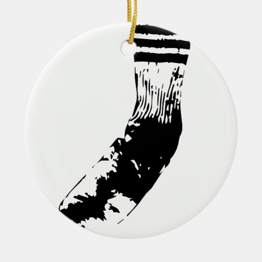 Dirty Socks Keramisch Ornament (Voorkant)