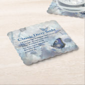Dirty Soda Butterfly Coaster Kartonnen Onderzetters (Gebogen)