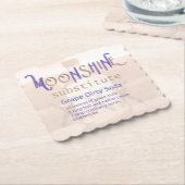 Dirty Soda Grape Coaster Kartonnen Onderzetters (Gebogen)