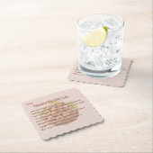 Dirty Soda Hazelnut Bliss Coaster Kartonnen Onderzetters (Insitu)