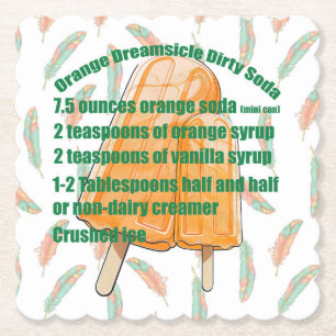 Dirty Soda Oranje Recept Onderzetter