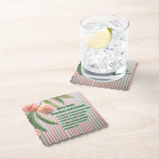 Dirty Soda Peaches Onderzetter (Insitu)