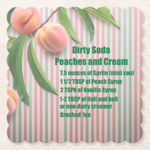 Dirty Soda Peaches Onderzetter