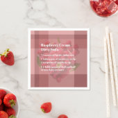 Dirty Soda Raspberry Napkin Servet (Insitu)
