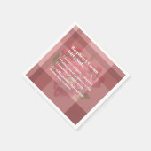 Dirty Soda Raspberry Napkin Servet (Hoek)