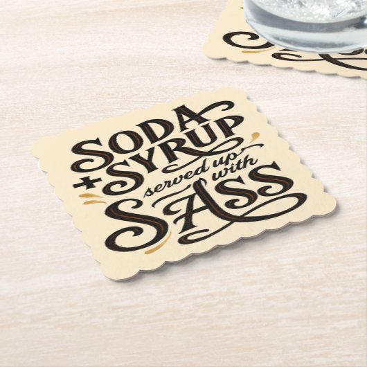 Dirty Soda Sass Onderzetter (Gebogen)