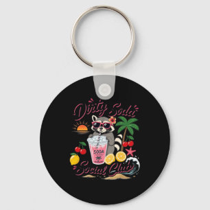 Dirty Soda Social Club Wasbeer Zomer Vakantie Sleutelhanger