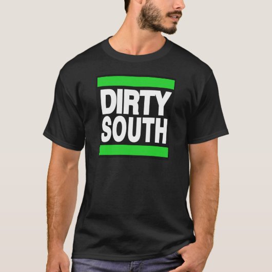 Dirty South Green T-shirt (Voorkant)