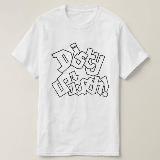 Dirty South koning van de hiphop T-shirt (Design voorkant)