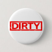 Dirty Stamp Ronde Button 5,7 Cm (Voorkant)