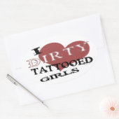 Dirty Tattooed Meisjes Stickers (Envelop)