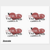 Dirty Tattooed Meisjes Stickers (Vel)