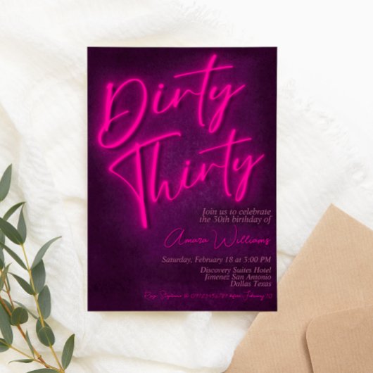 Dirty Thirty - 30ste verjaardag Kaart