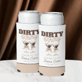 Dirty Thirty Cocktail Espresso Bruin 30e verjaarda Seltzer Blikjeskoeler