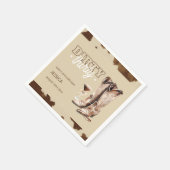 Dirty Thirty Country Western 30ste verjaardagsfees Servet (Hoek)