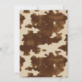 Dirty Thirty Country Western Rustic 30th Birthday Bedankkaart (Achterkant)