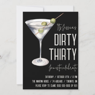 Dirty Thirty, Dirty Martini, 30e verjaardag Kaart