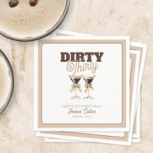 Dirty Thirty Espresso Cocktail 30ste Verjaardagsfe