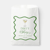 Dirty Thirty Martini verjaardagsfeestje Bedankzakje (Voorkant)