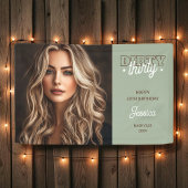 Dirty Thirty Photo Western Rodeo 30e verjaardag Spandoek