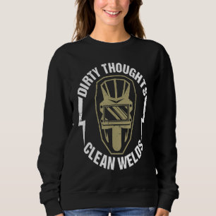 Dirty Thoughts Clean Lassen Grappige Lasser Trui