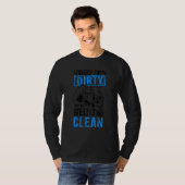 Dirty Thoughts Clean Welds  Welders Welding T-shirt (Voorkant volledig)