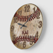 Dirty Unique PERSONALIZED Baseball Clocks Grote Klok (Hoek)
