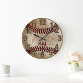 Dirty Unique PERSONALIZED Baseball Clocks Grote Klok (Huis)