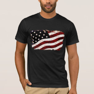 Dirty USA Flag T-shirt