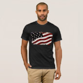 Dirty USA Flag T-shirt (Voorkant volledig)
