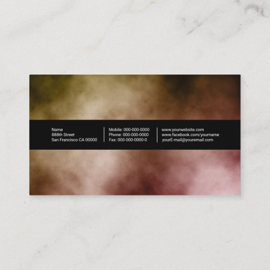 Dirty Visitekaartje (Achterkant)