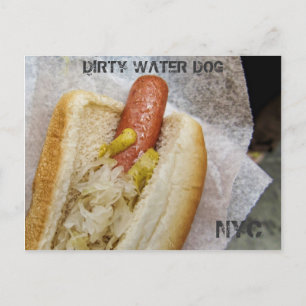 Dirty Water Dog NYC Briefkaart
