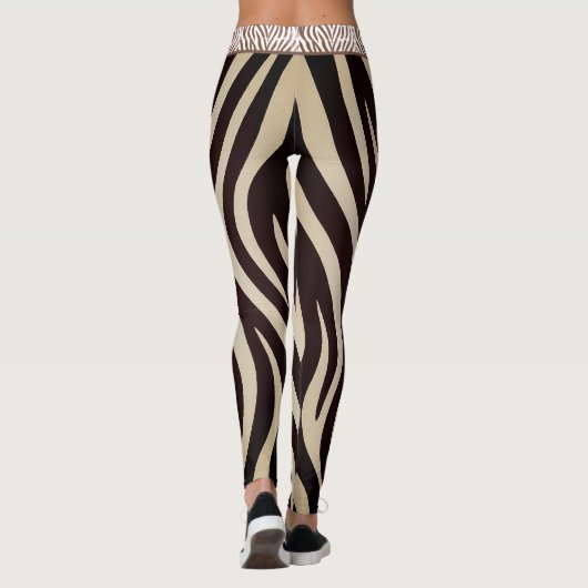 "DIRTY ZEBRA" – ACTIVEWEAR-LEGGINGS LEGGINGS (Achterkant)