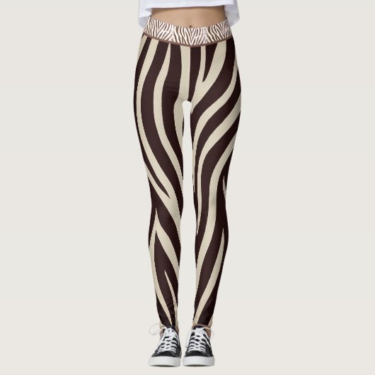 "DIRTY ZEBRA" – ACTIVEWEAR-LEGGINGS LEGGINGS (Voorkant)