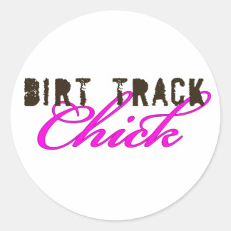 DirtyChick1 Ronde Sticker