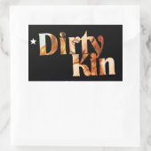 Dirtykin2 Rechthoekige Sticker (Tas)