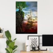 Dis aliter verdeelest - Poster (Thuiskantoor)