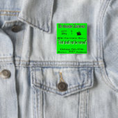 dis boards pin8B Vierkante Button 5,1 Cm (In situ)