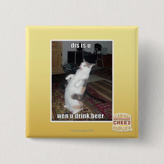 dis is u vierkante button 5,1 cm (Voorkant)